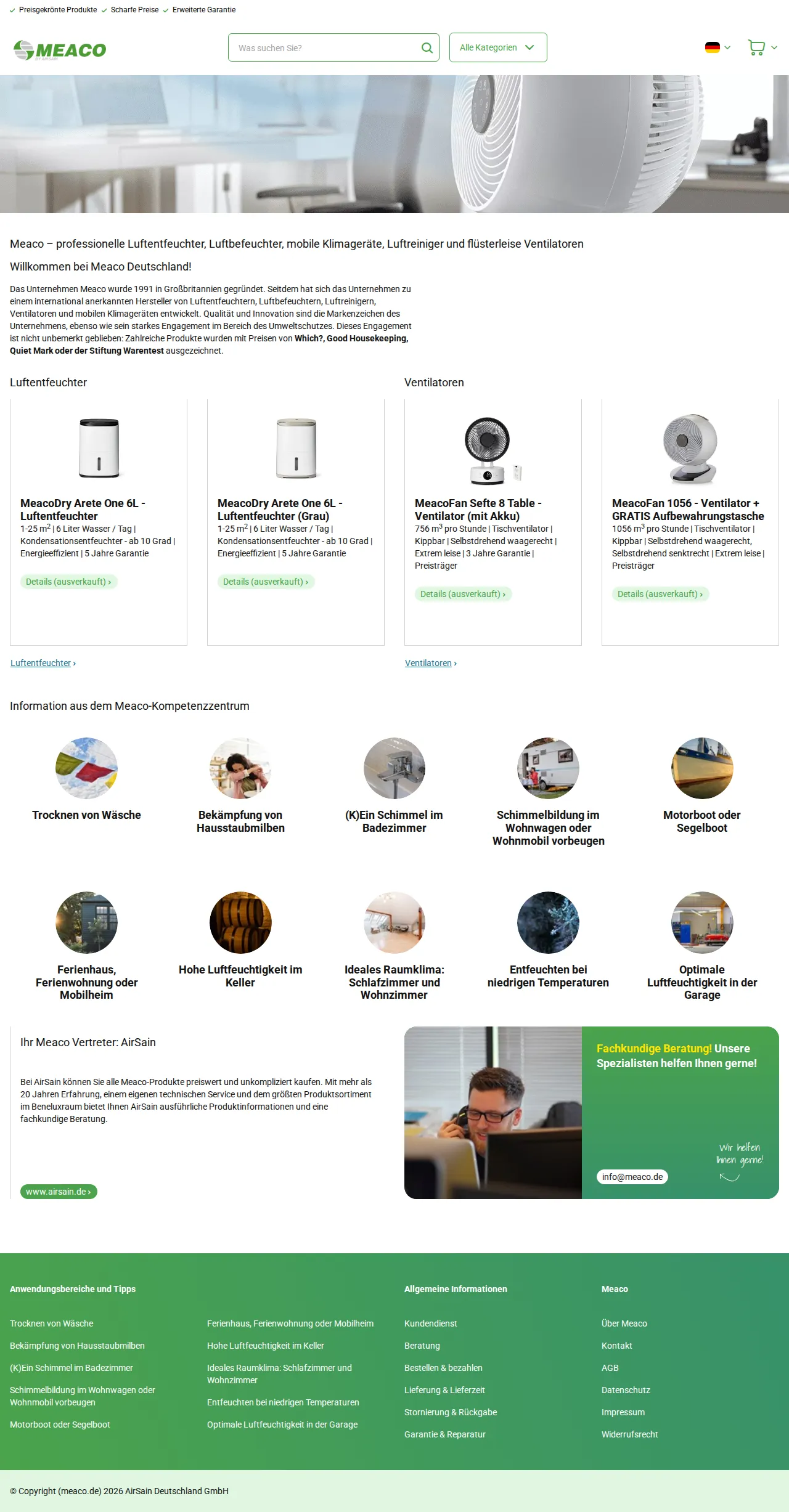 Meaco — Shopify Storefront