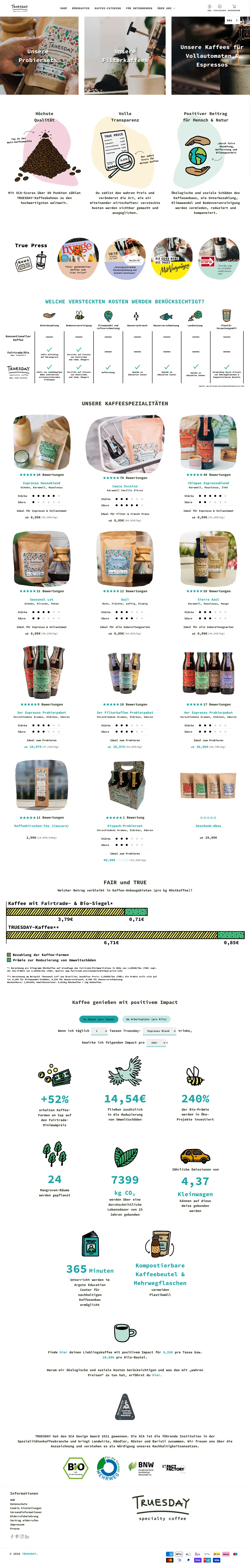 Truesday — Shopify Storefront
