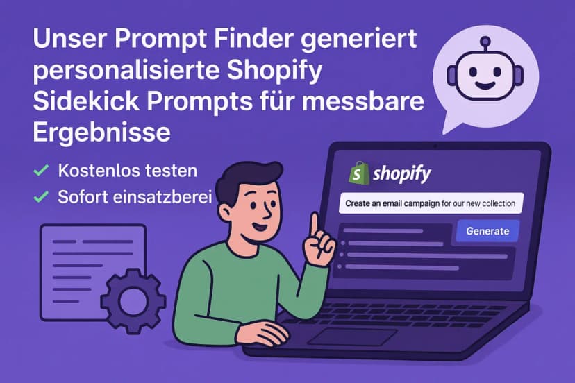 Shopify Sidekick: Prompt Finder für mehr CRO