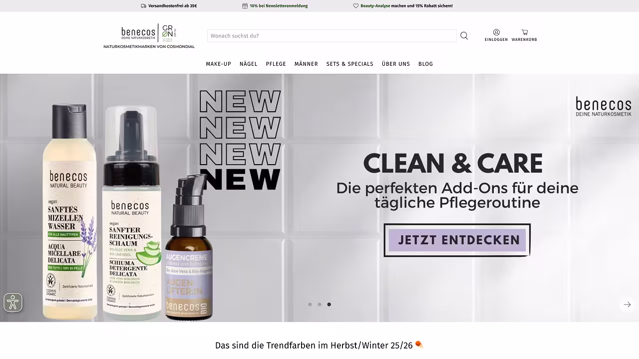 Cosmondial — Shopify Projekt von Greenblut