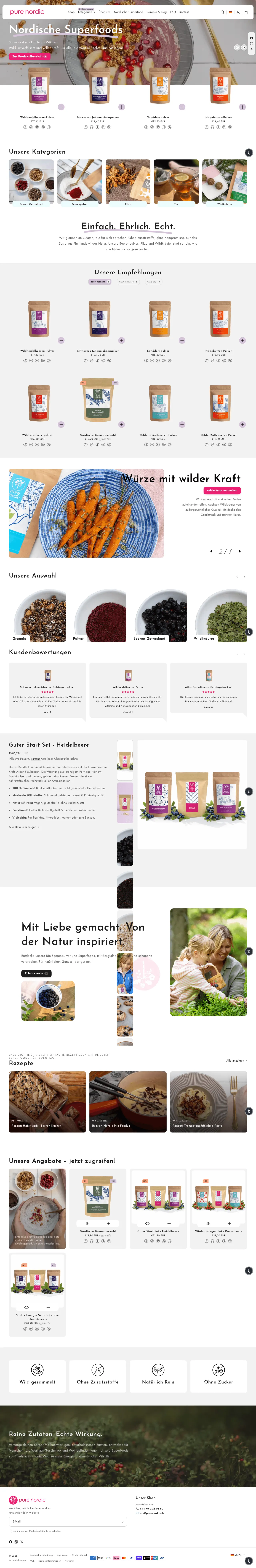 Pure Nordic – Shopify Storefront
