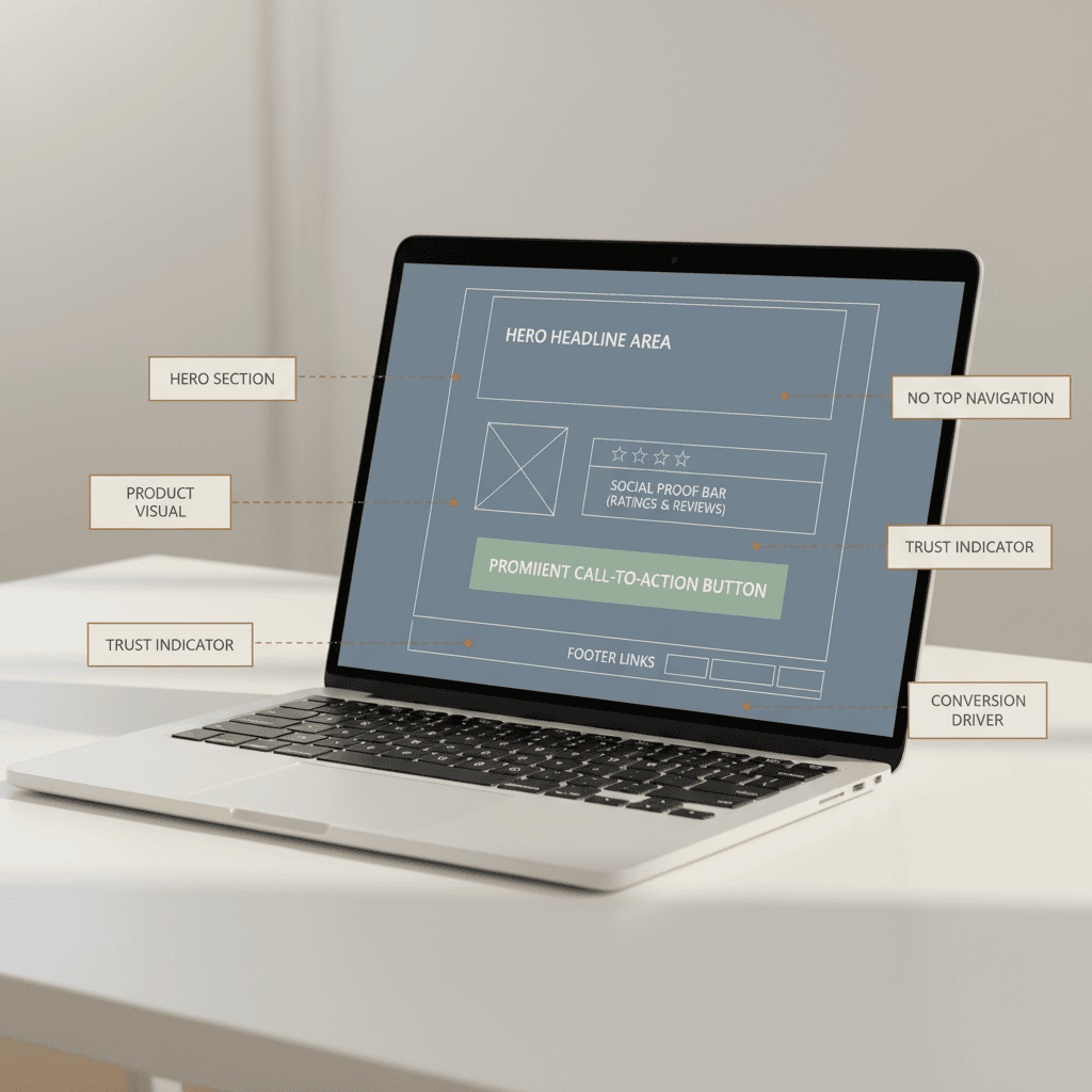 Die 5 Elemente einer konvertierenden E-Commerce-Landingpage
