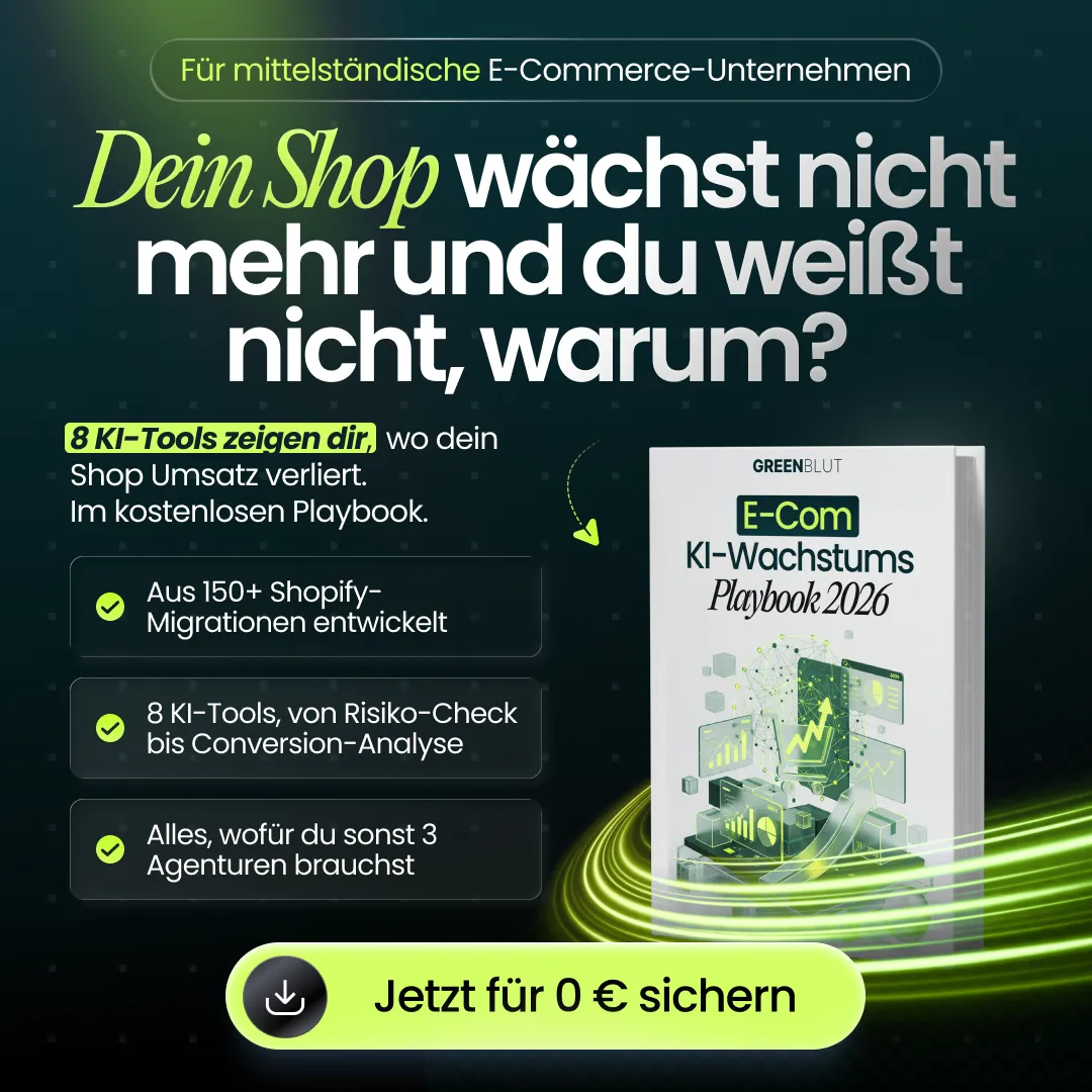 E-COM KI-Wachstums-Playbook 2026 — Greenblut