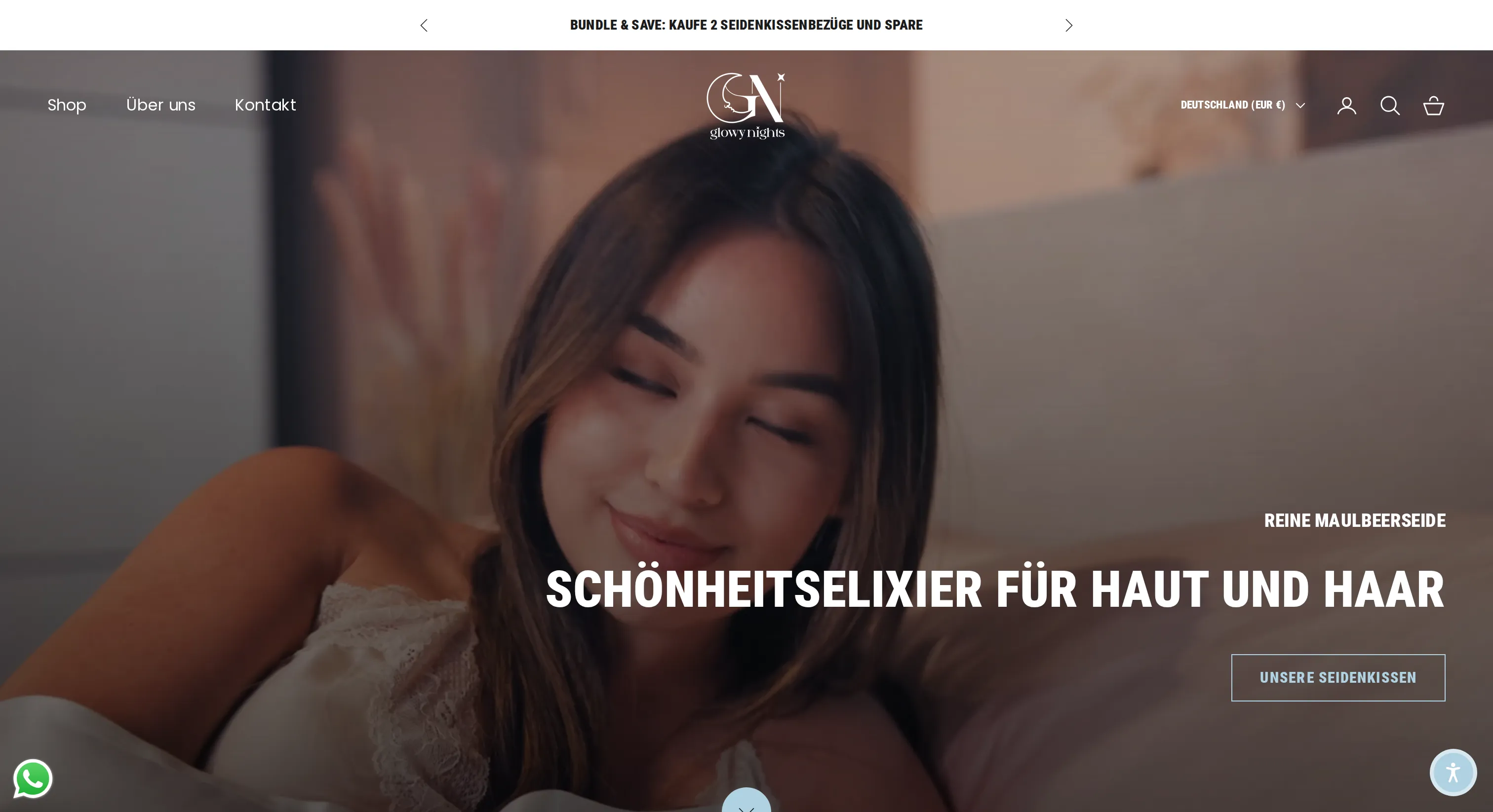 GN Glowy Nights — Shopify Projekt von Greenblut